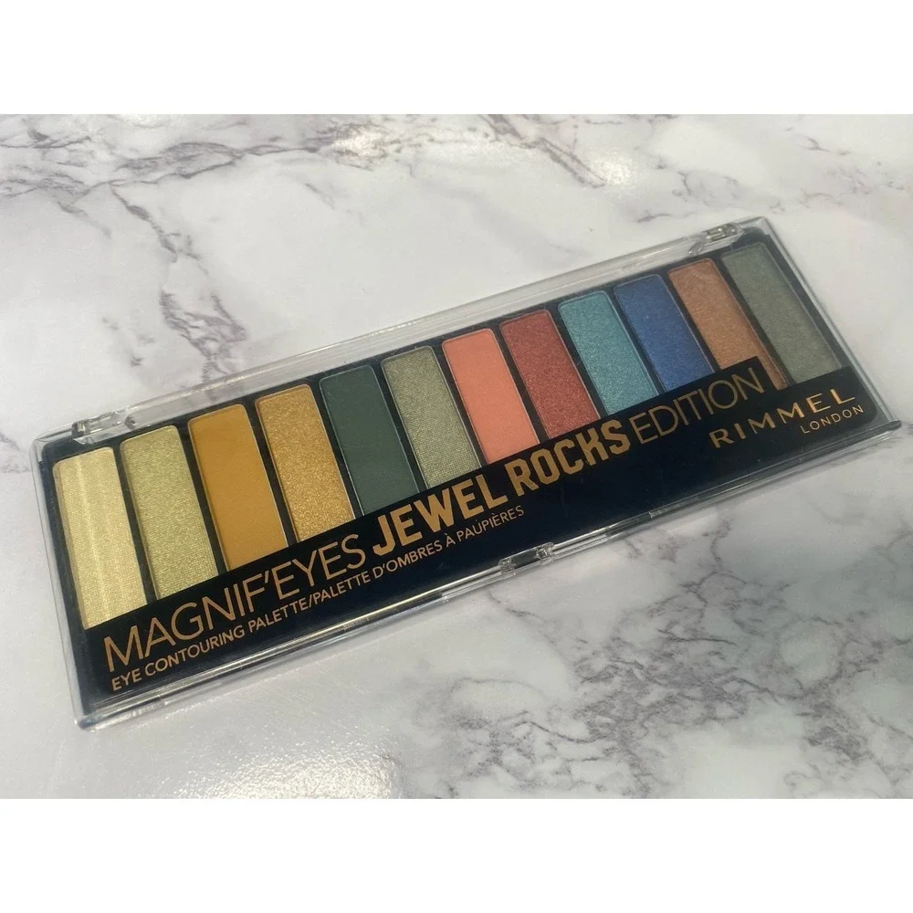 Rimmel Magnif'eyes Jewel Rocks Eyeshadow Palette Yellow Gold‎ Green